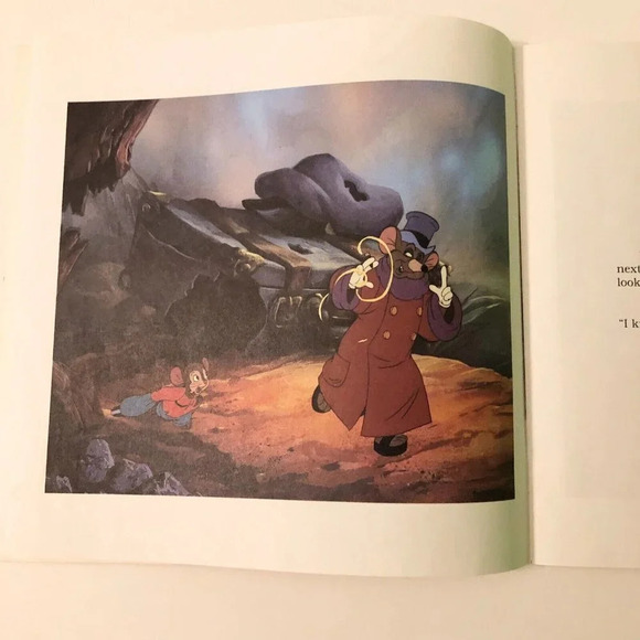 Vintage 1986 Lot of 2 An American Tail  Books Little Lost Fievel The Moss Street - Picture 15 of 16